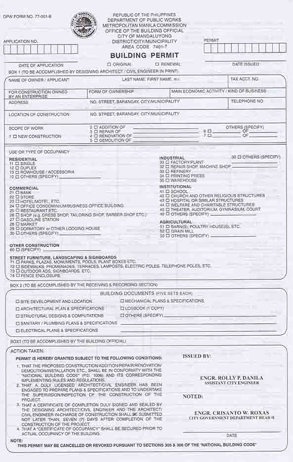 mechanical-permit-philippines