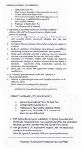 Mandaluyong City Mechanical Permit Application Form and Checklist for ...