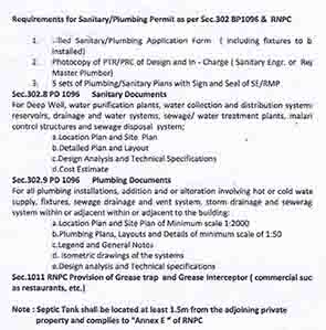 Mandaluyong Sanitary-Plumbing Permit Checklist for 2020
